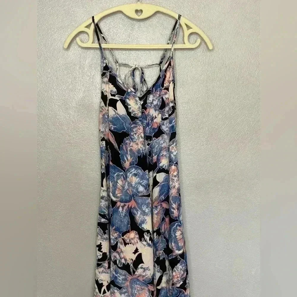 3/$25 Cotton Candy LA Summer Midi Open Back Dress Medium - Picture 3 of 9